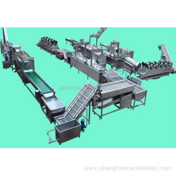 Healthy Vacuum puffed Apple chips production line equipment